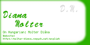 diana molter business card